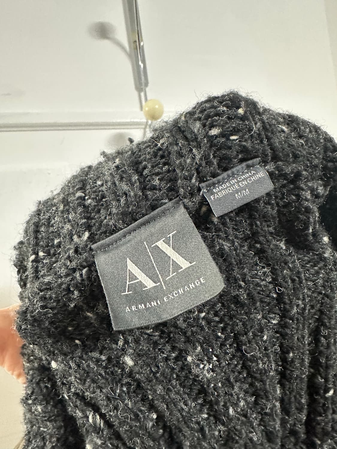 아르마니익스체인지 니트 집업 상품이미지3