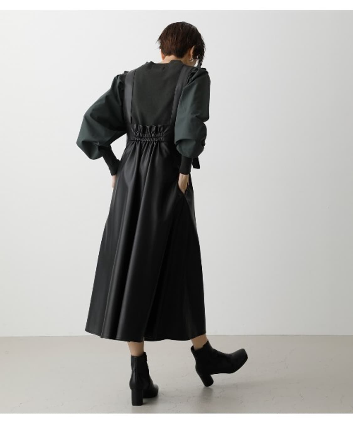 [s] AZUL BY MOUSSY 일본 브랜드 페이크 레더 가죽 스커트 상품이미지5