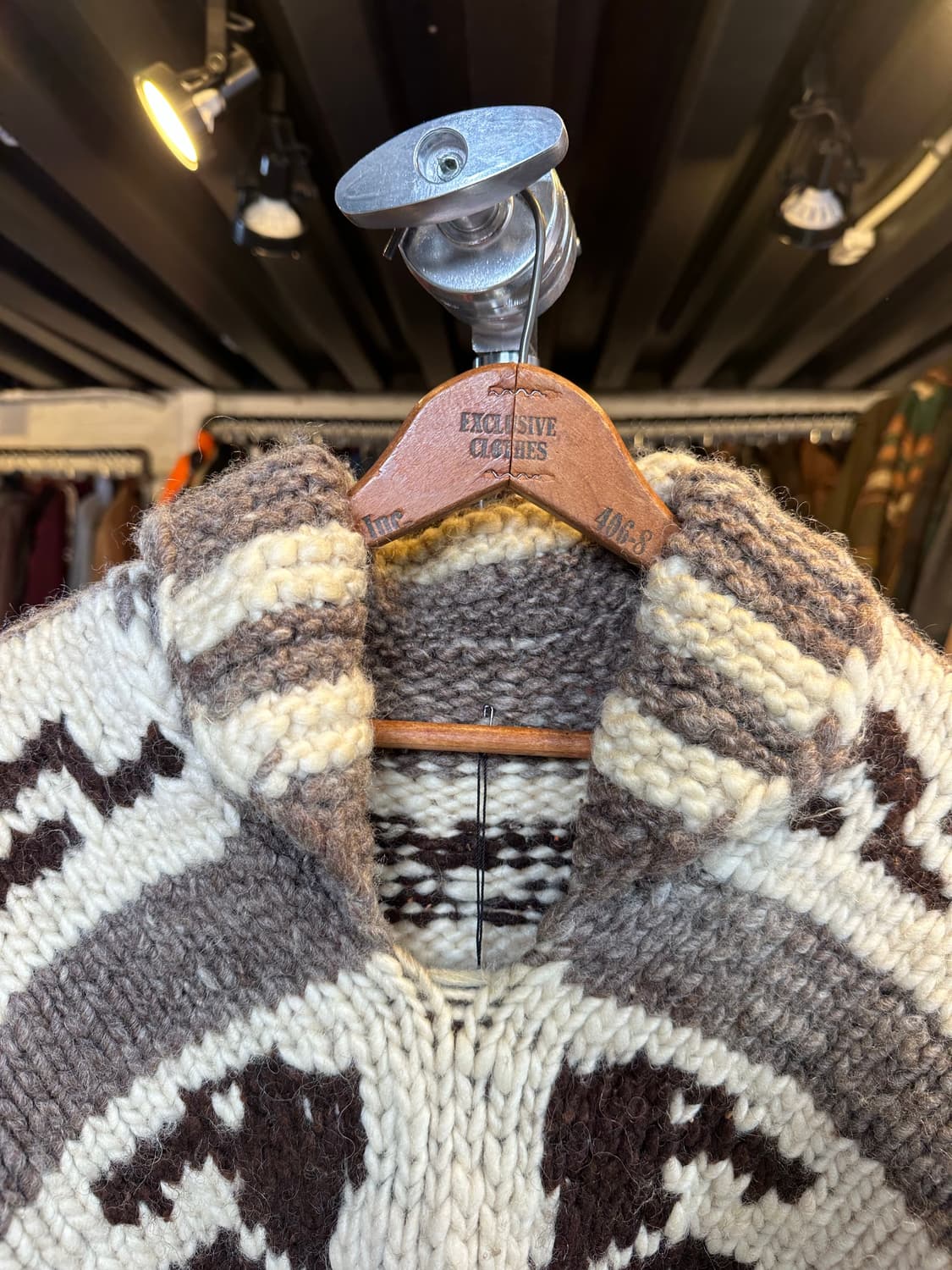 캐나다 헤비울 코위찬 스웨터 상품이미지3