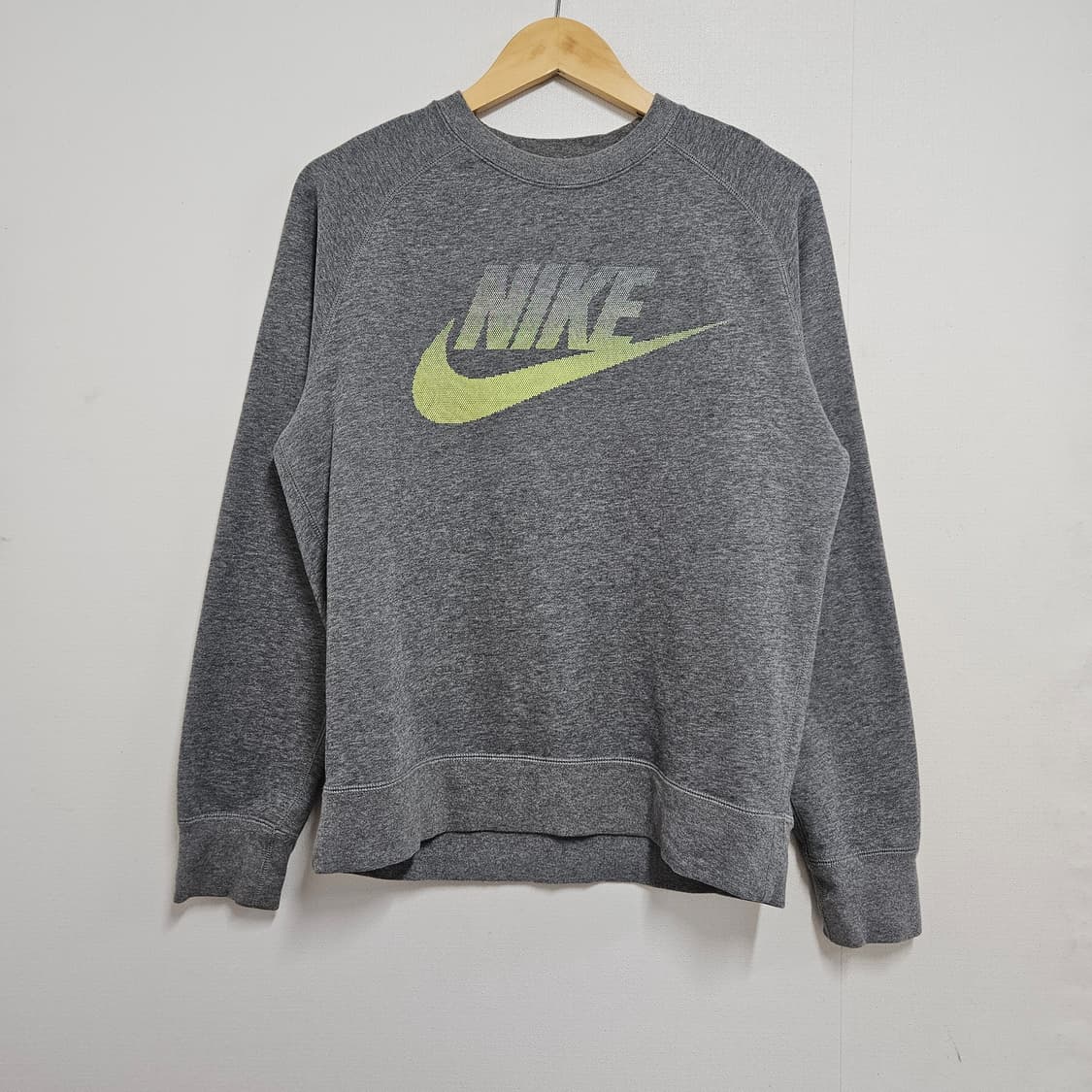 나이키 라임 빅로고 맨투맨 M 95 상품이미지2