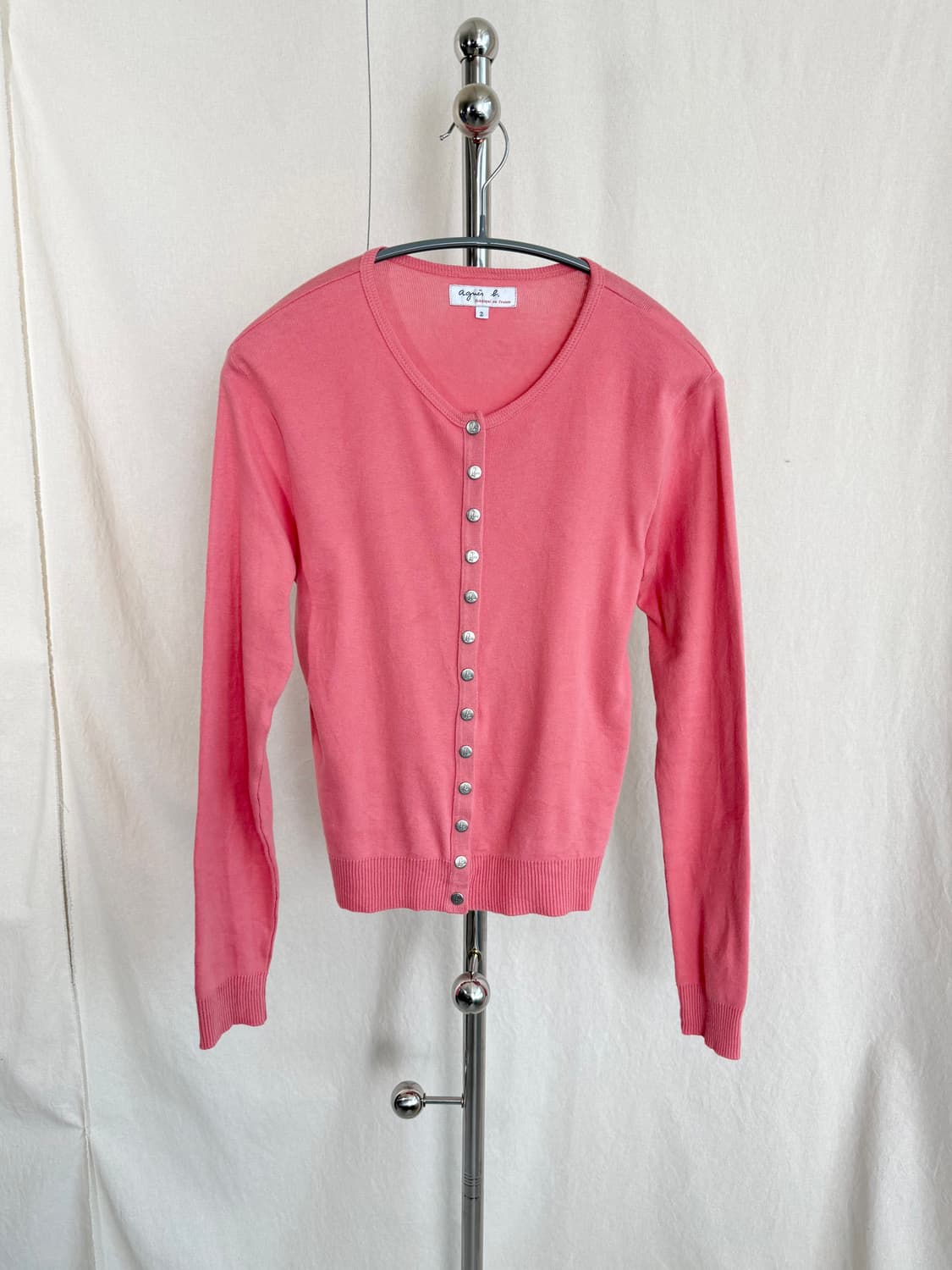 Agnes B. 코튼 가디건 (Made in France) 상품이미지2
