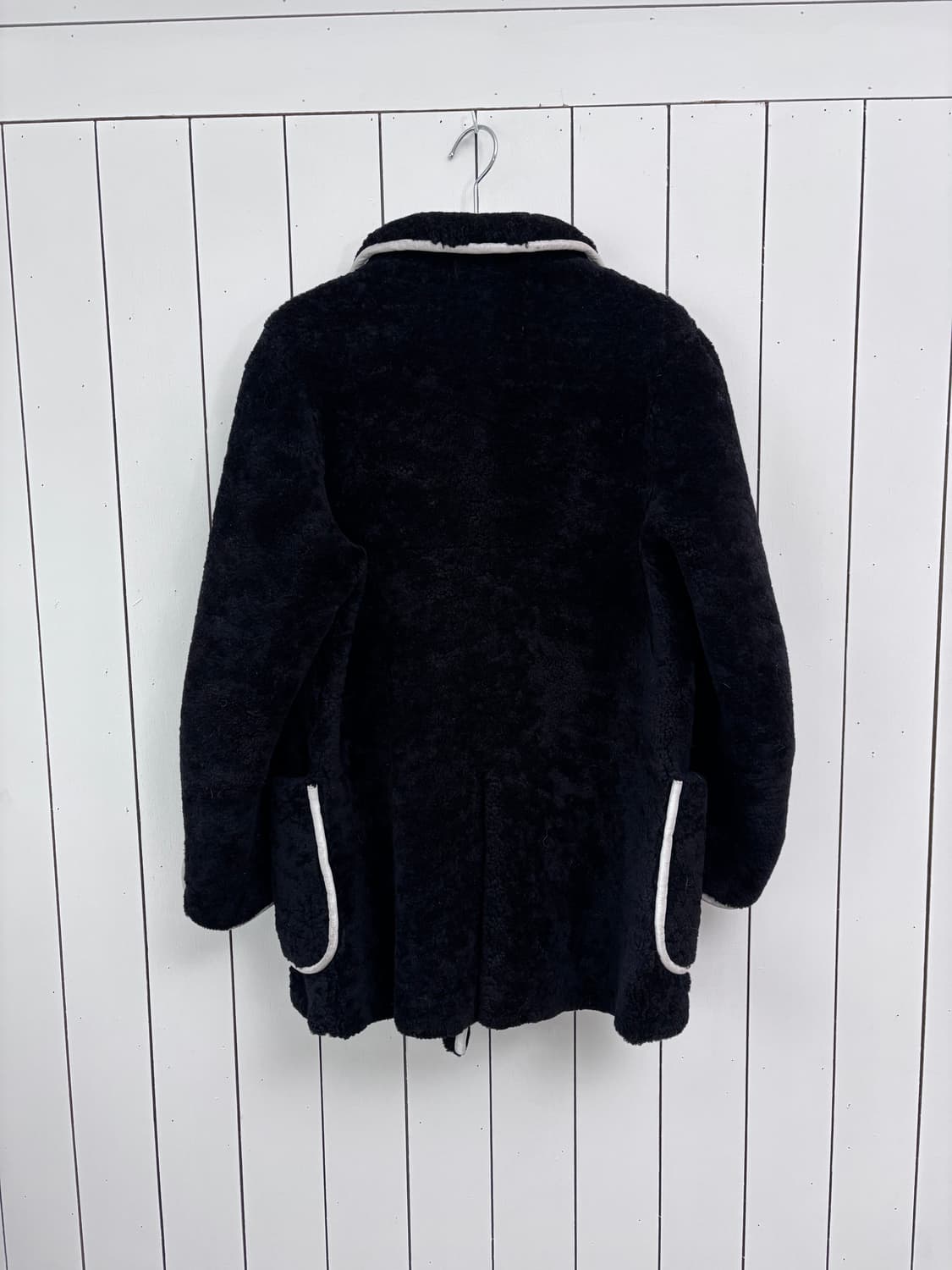 USA 블랙 쉬어링 코트 상품이미지10