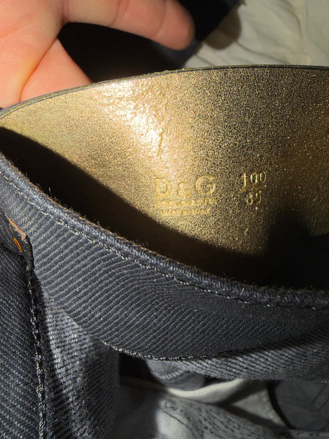 반짝반짝 돌체앤가바나 페이턴트 레더 벨트 상품이미지3