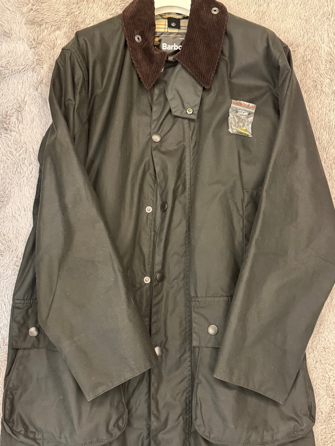 바버 보더 왁스자켓 세이지 (38) 상품이미지1