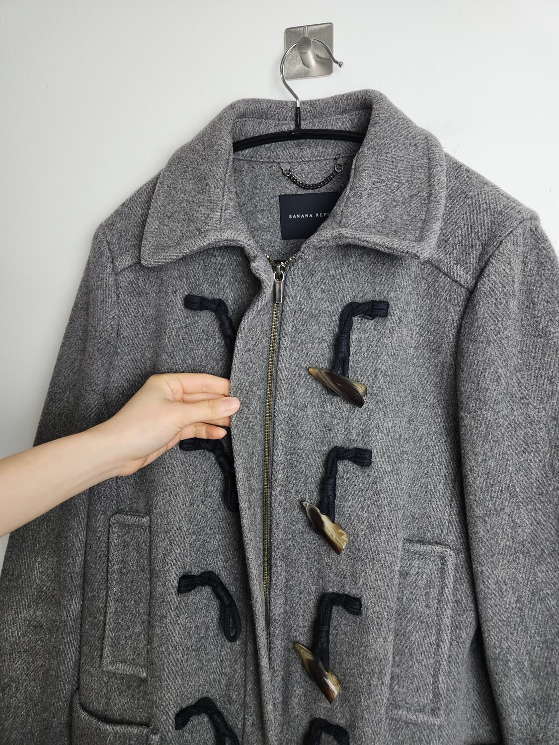 (바나나 리퍼블릭)헤링본 더플 코트 상품이미지7