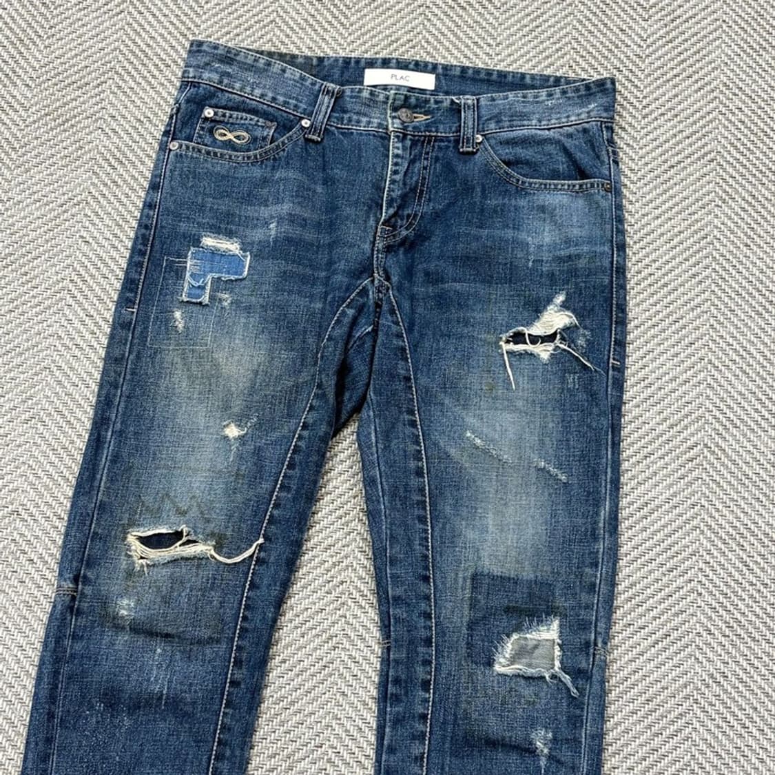 플랙 디스트로이드 데님팬츠 v2990  상품이미지3