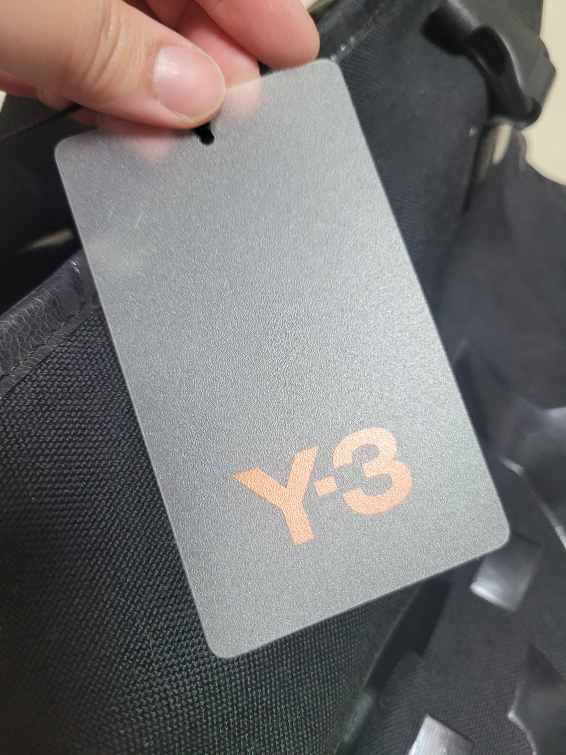 y3 블랙 크로스 백 상품이미지4