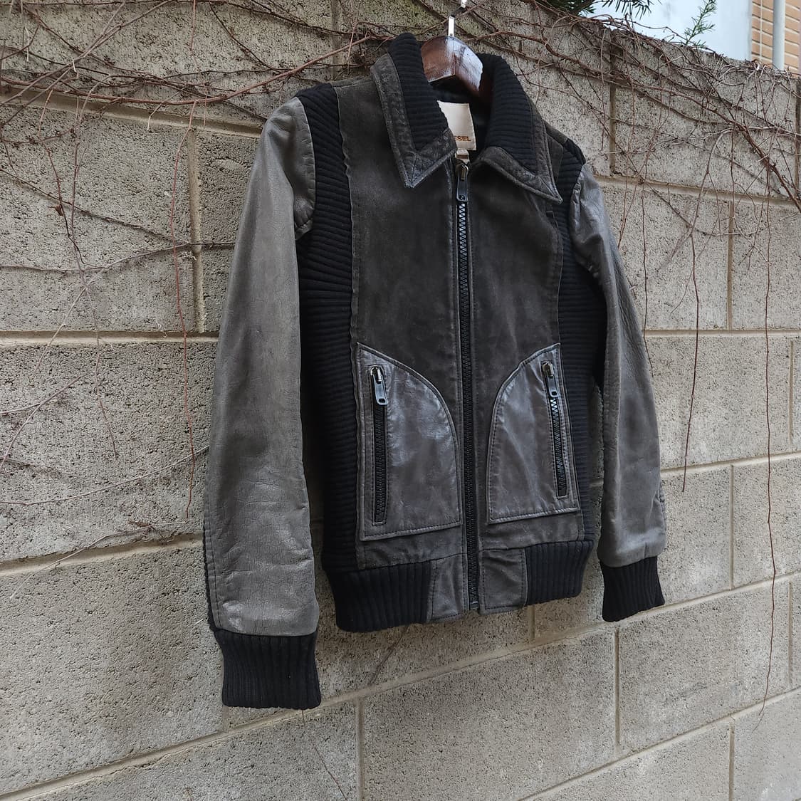 [S] 디젤  여성 leather blouson 자켓 상품이미지3