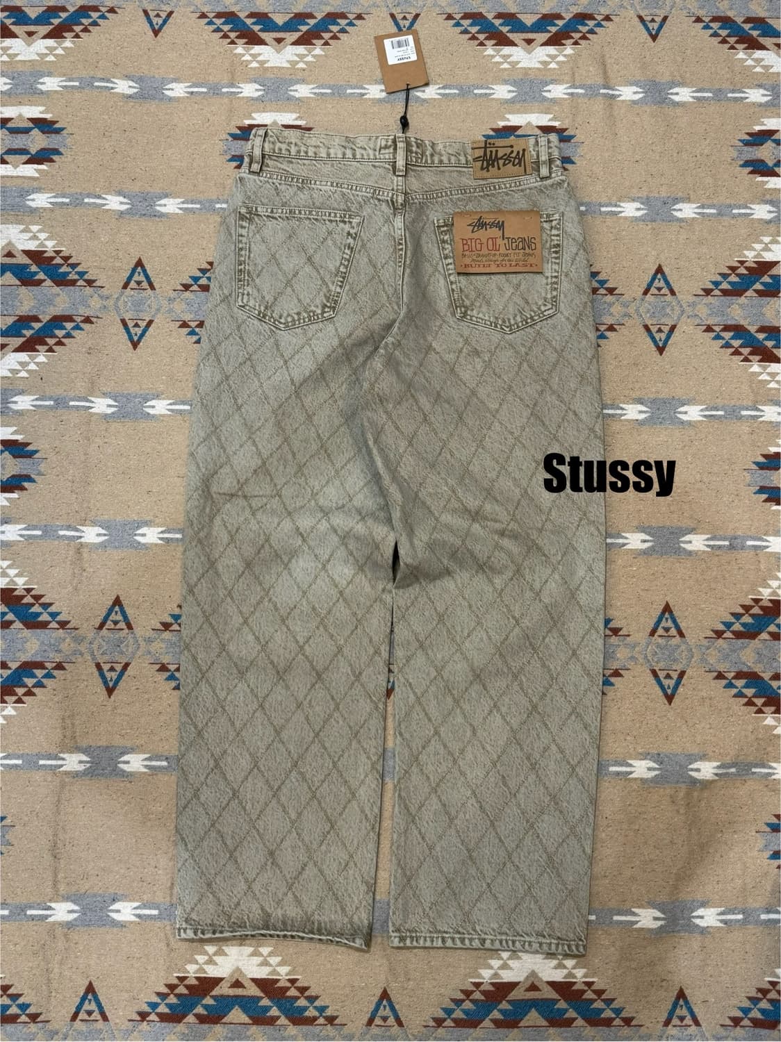 [30] 스투시 퀼티드 데님 빅 올 진 빈티지 워시 상품이미지1