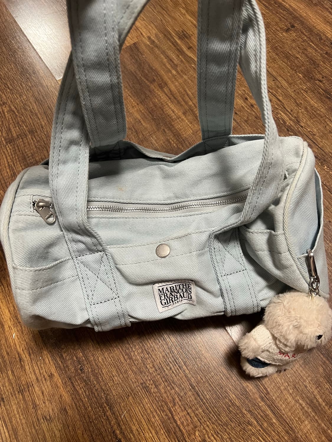 CLASSIC LOGO DUFFLE BAG light blue 상품이미지8