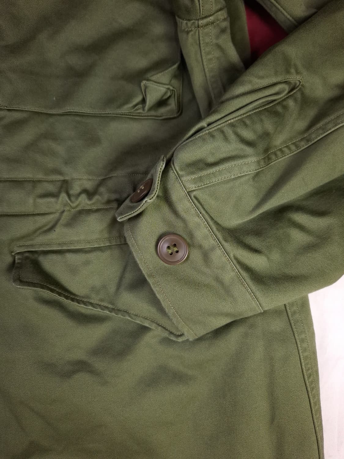 새제품 WW2 오리지날 브론슨 복각 미군 M-43 필드야상 상품이미지5