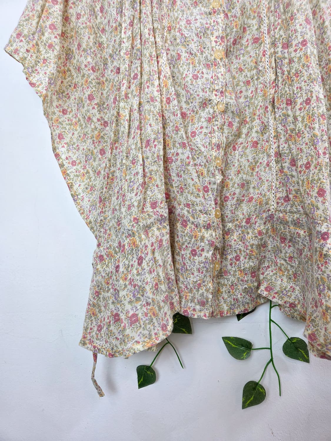 잔꽃 판쵸 블라우스 상품이미지3