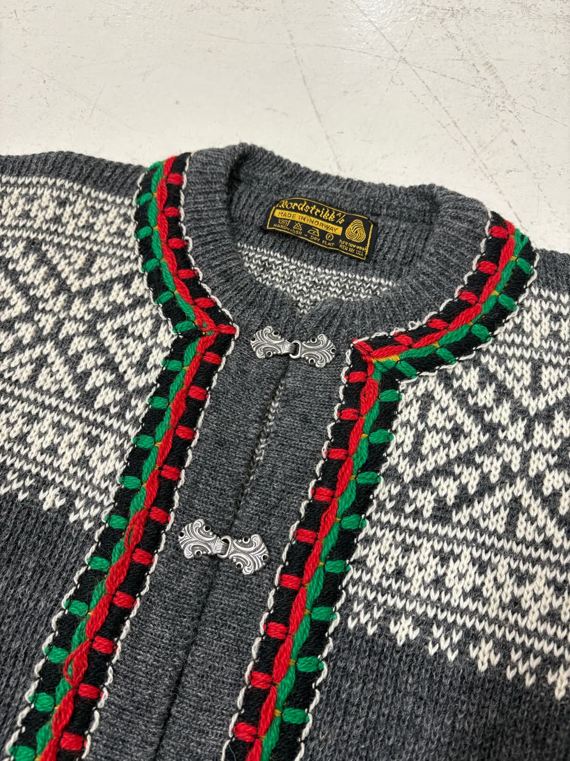 70-80‘s vtg Nordstrikk wool Sweater. 상품이미지2