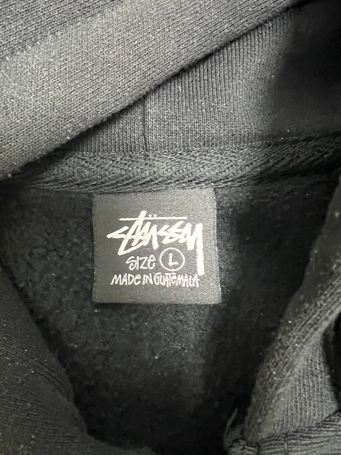 스투시 스탁 후드집업 블랙 상품이미지5