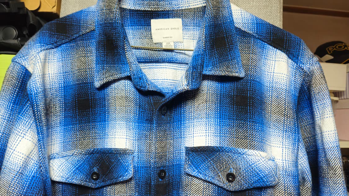 빈티지 옴브레 체크셔츠 상품이미지2