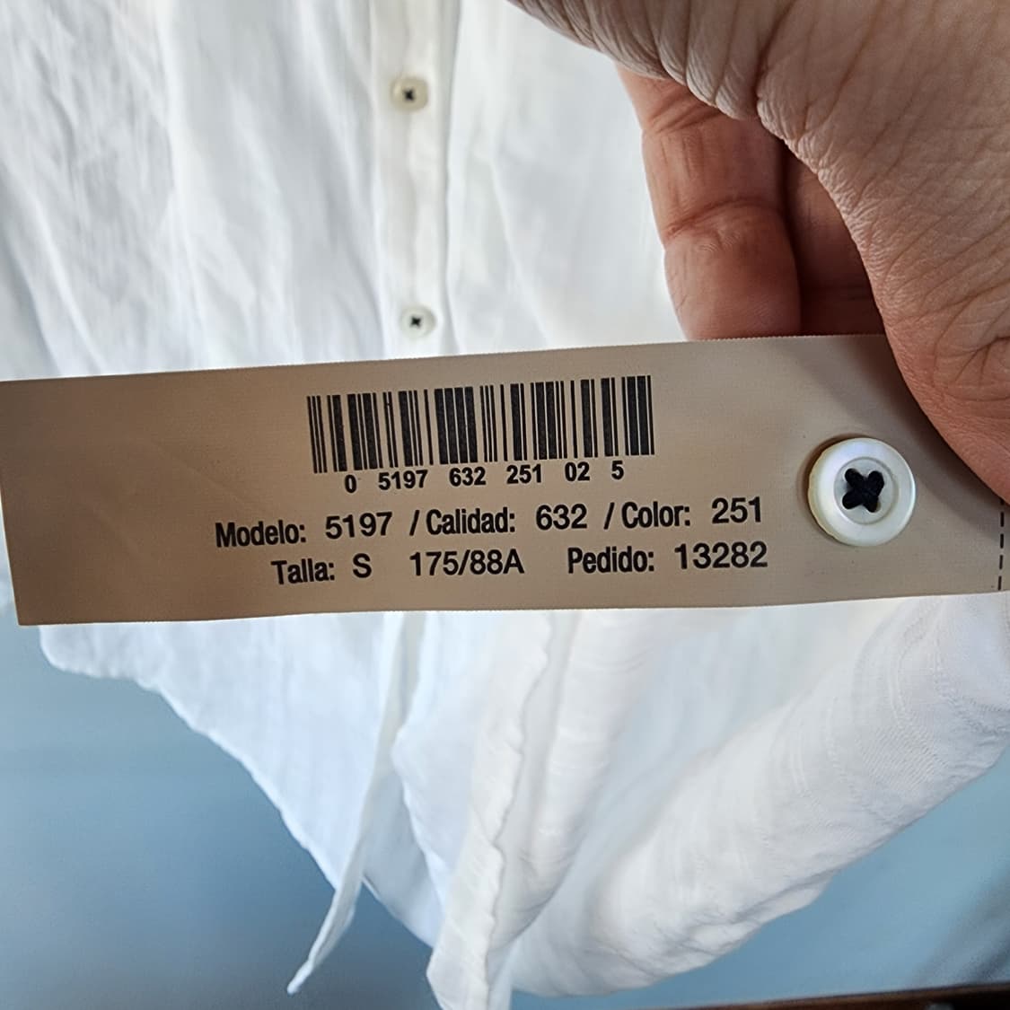 마시모두띠 화이트 헨리넥 셔츠 상품이미지8