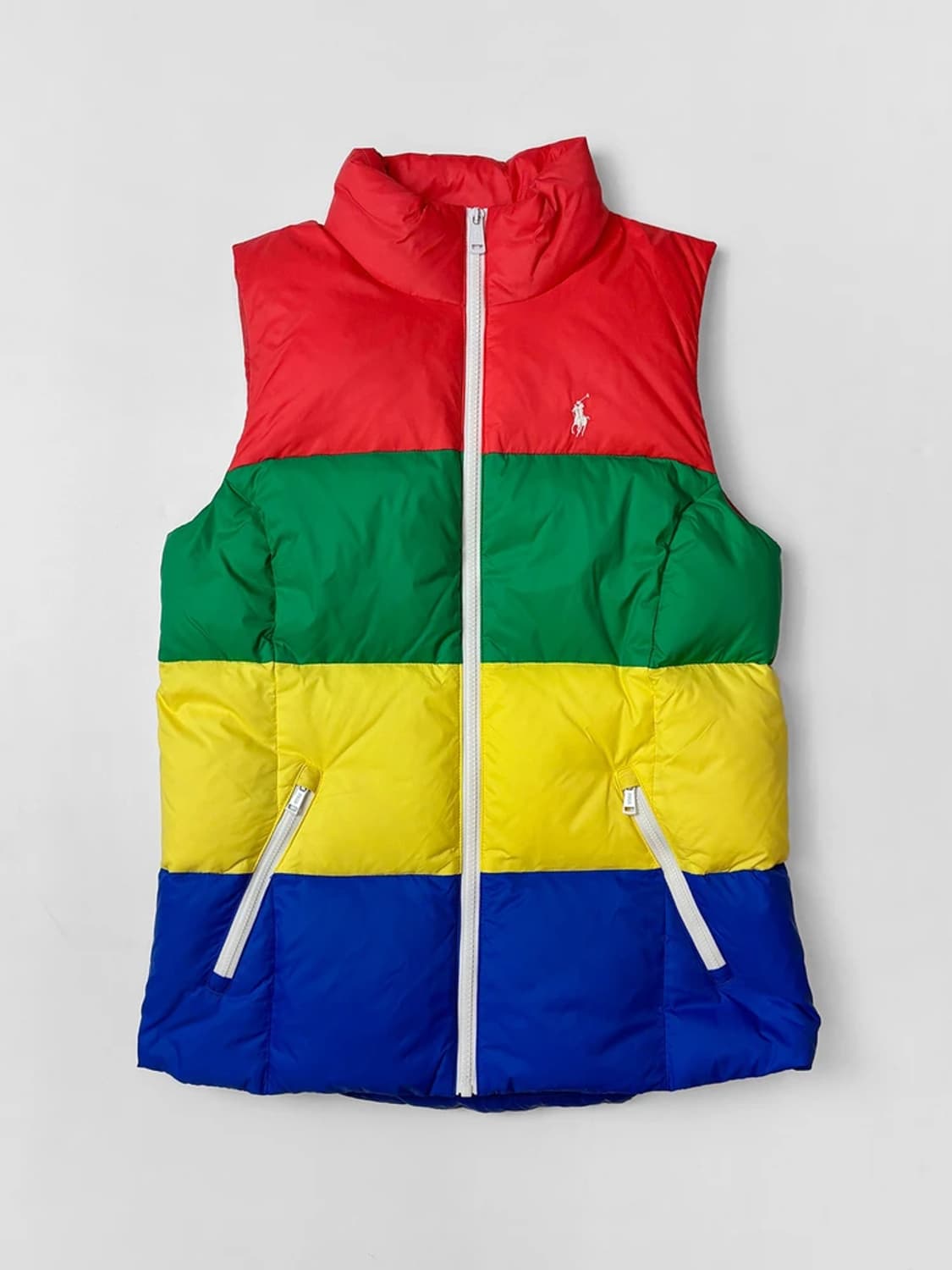 폴로 랄프로렌 컬러 블록 덕다운 패딩 조끼 PN5397 상품이미지1