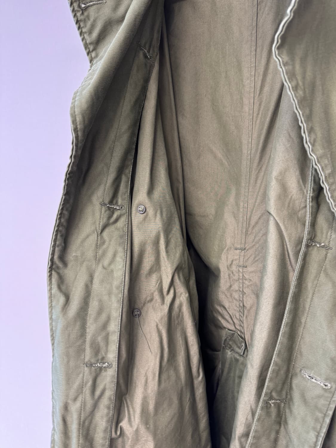 (105)미군 장교 트렌치 코트 OG-107 상품이미지6