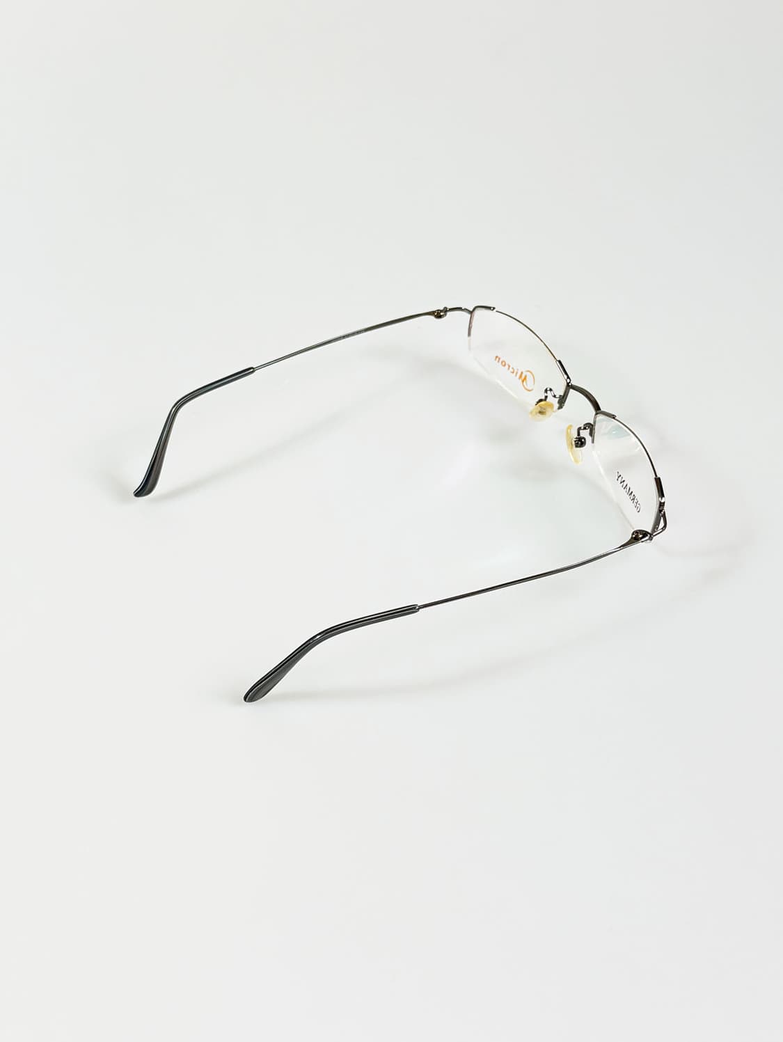 독일제 MICRON 세미 림리스 스퀘어 무테 빈티지 안경 상품이미지4