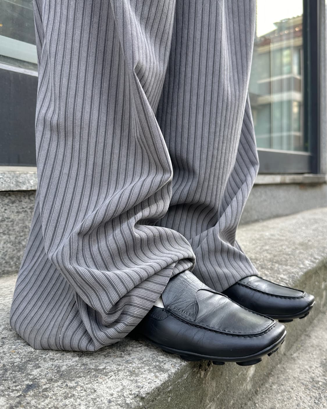 2000s 프라다 스포츠 로퍼 스니커즈 플랫 슈즈 드롭 상품이미지7