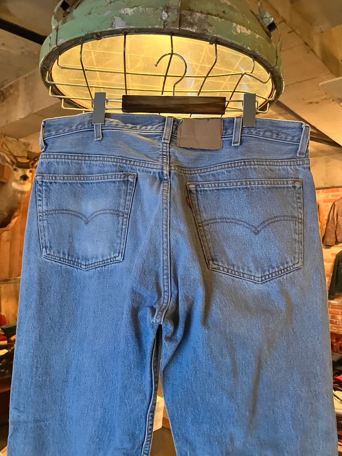 90s USA 발렌시아 리바이스 501 0000 데님 팬츠 상품이미지6