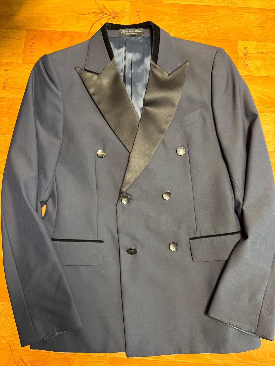 국내양복점제작 네이비 더블브레스티드 턱시도 상품이미지1