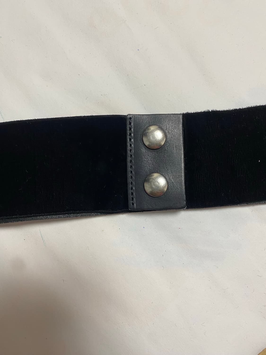 마쥬 가죽 벨벳 벨트 상품이미지5