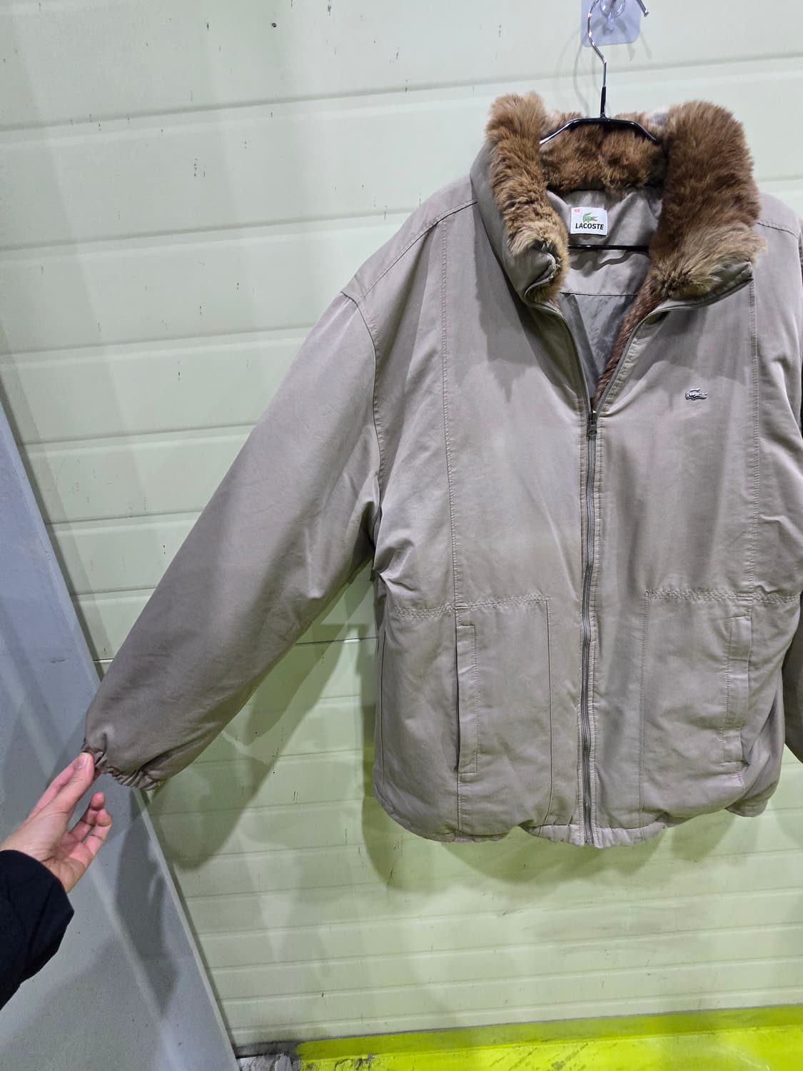 라코스테 퍼 카라 패딩 점퍼 상품이미지4