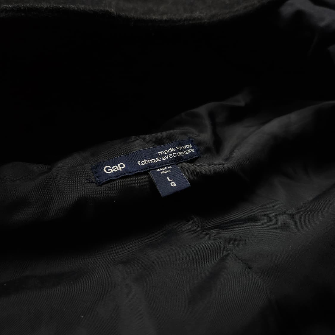 갭 아메카지 울 후디 하프 코트 (L) 상품이미지5