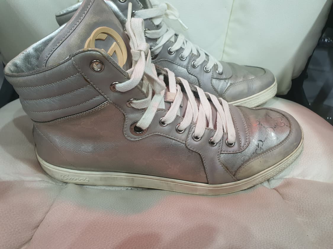 구찌 하이탑 스니커즈(정품) 상품이미지4