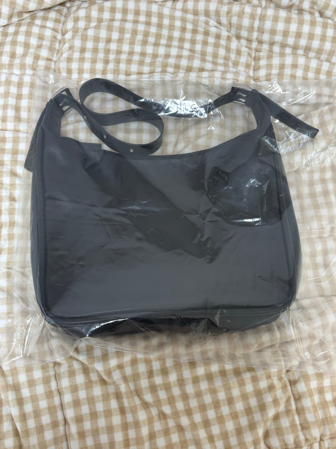 여밈 벨티드 릿지백 블랙 보부상 가방 노트북 크로스백 상품이미지8