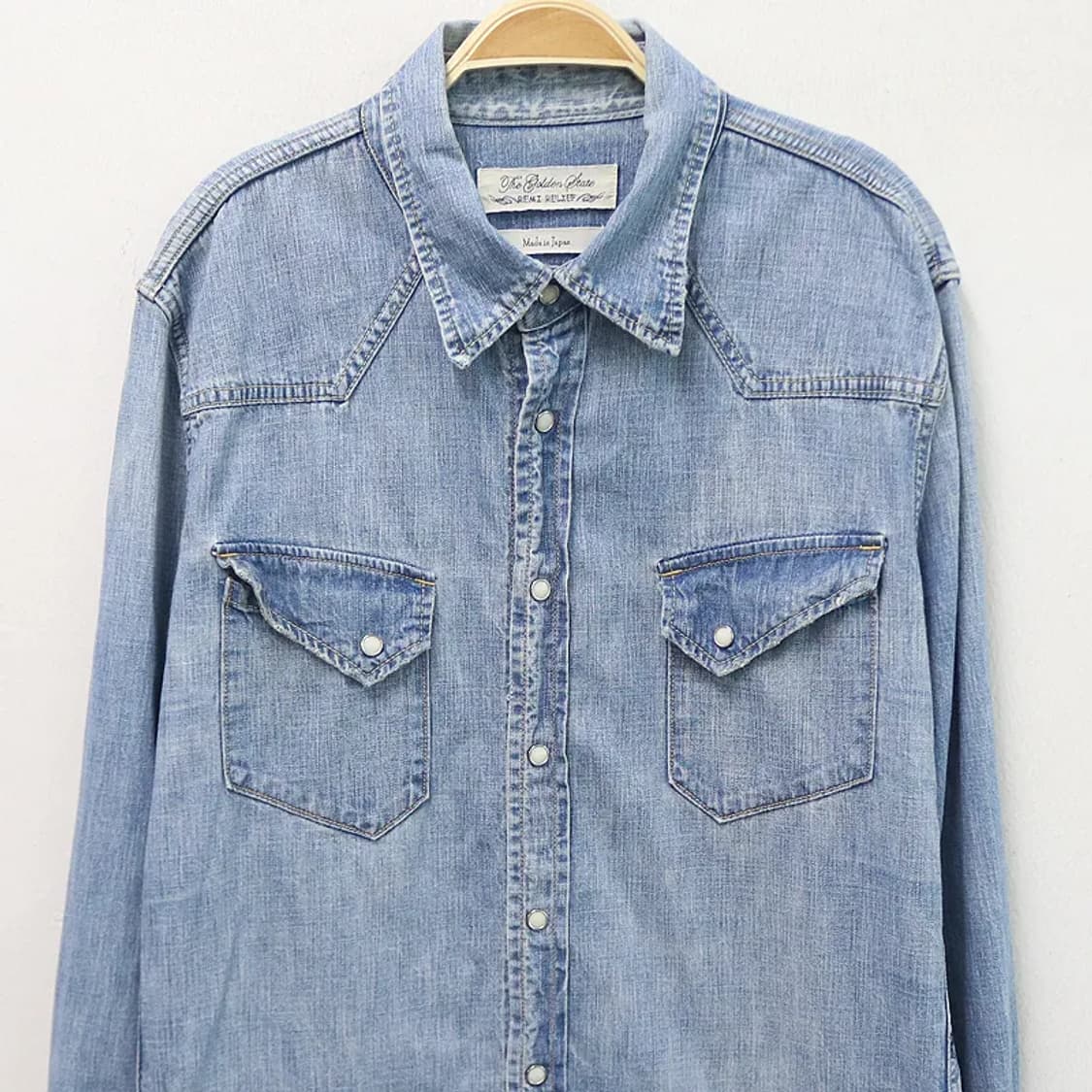 레미 릴리프 데님 셔츠 65037 상품이미지3