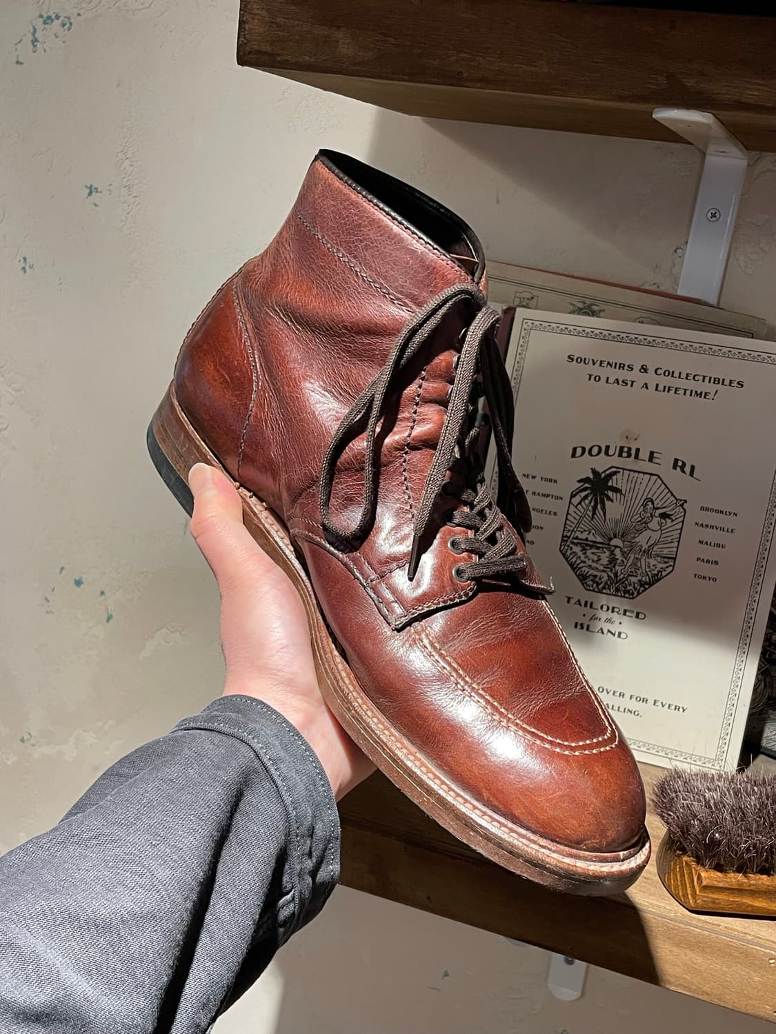 Alden 알든 40510H 인디부츠 브라운 크롬악셀   rrl 상품이미지5