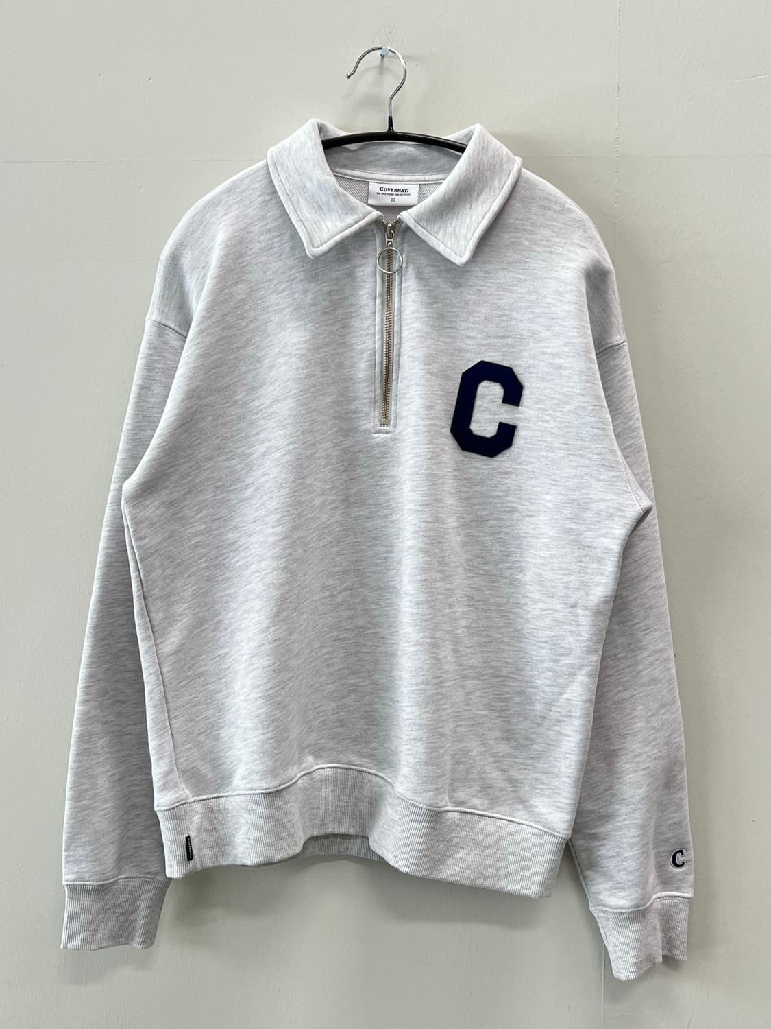 (S) 커버낫 C로고 하프집 카라 맨투맨 상품이미지2