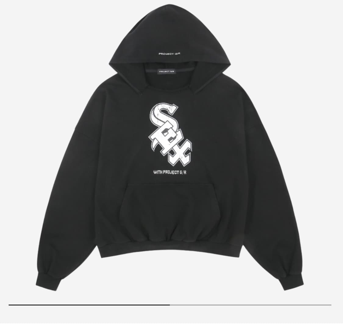 프로젝트지알 Sxx 패러디 후디 블랙 상품이미지1
