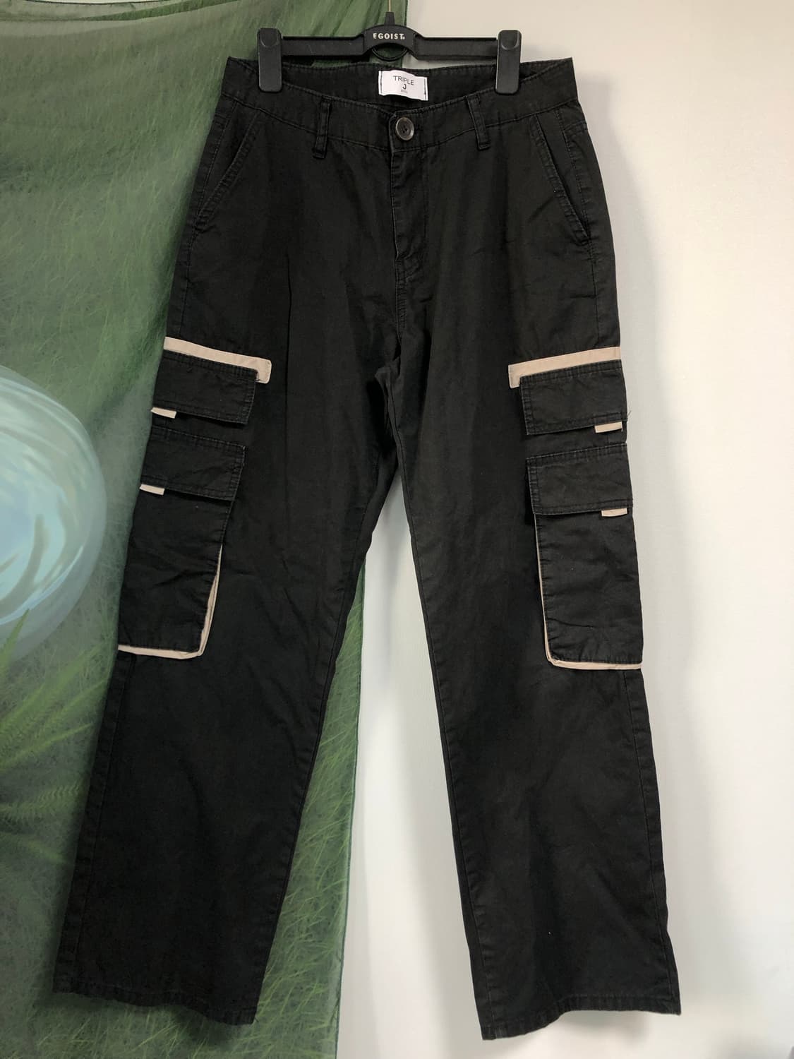 빈티지 카고 배색 팬츠 상품이미지1