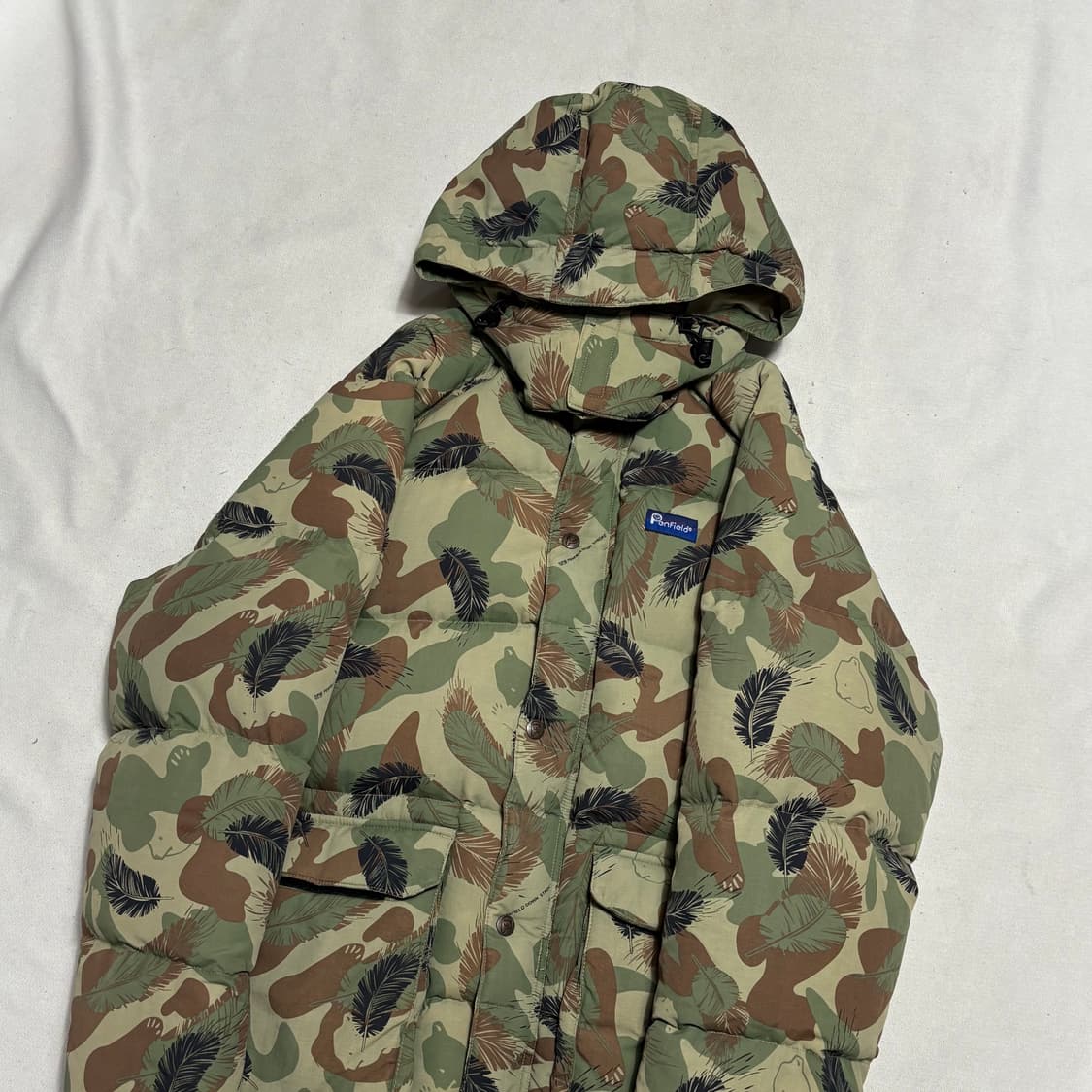 M 펜필드 USA 카모플라쥬 패턴 구스 다운 패딩 상품이미지1