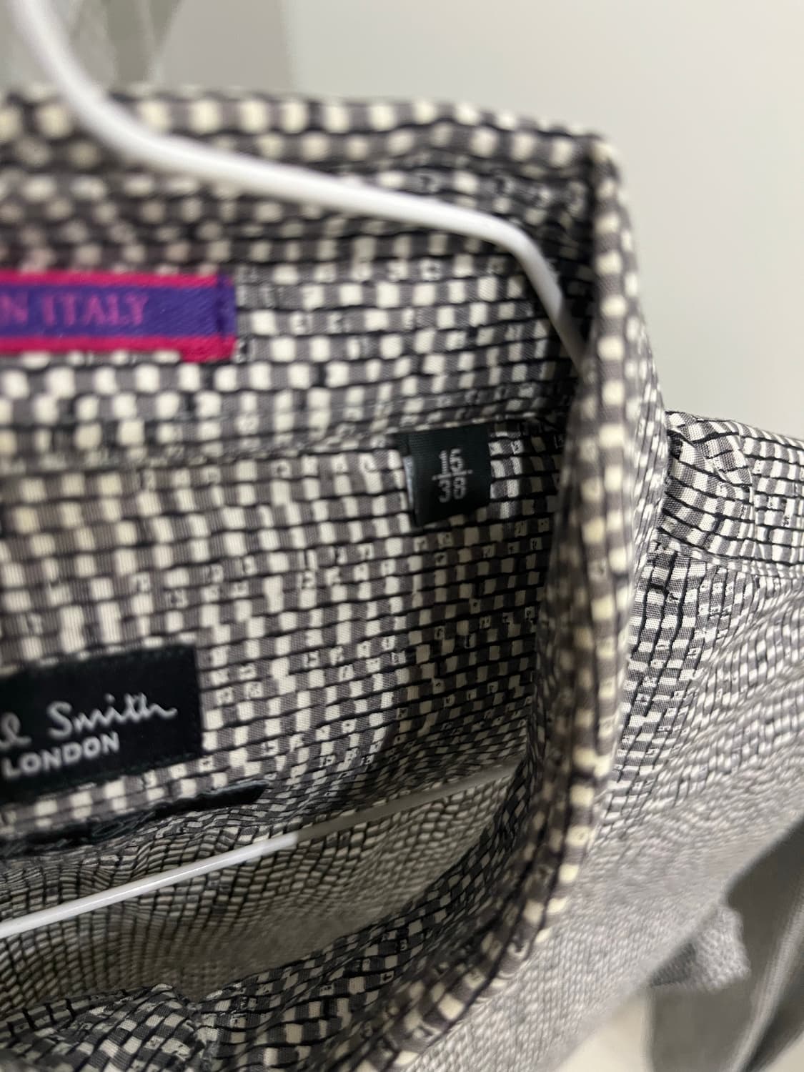 폴스미스 런던 슬림핏 셔츠 메이드인 이태리 상품이미지3