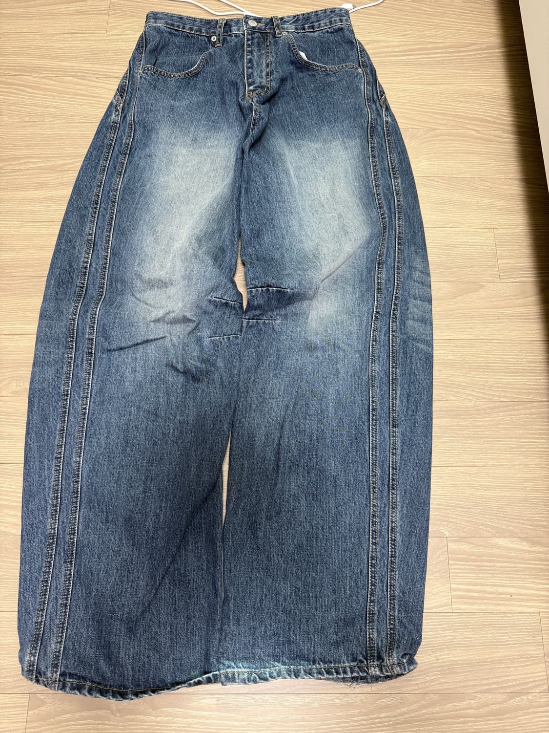 다이브인 커브드 데님 팬츠 상품이미지2