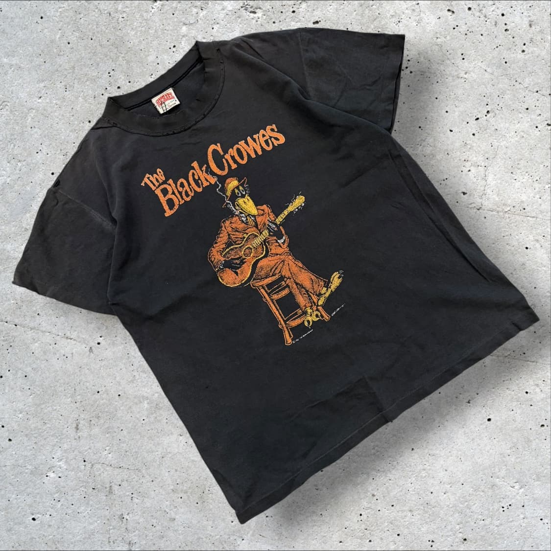 [XL] 90s 마이클 더 블랙 크로우즈 빈티지 반팔 티셔츠 D758 상품이미지1