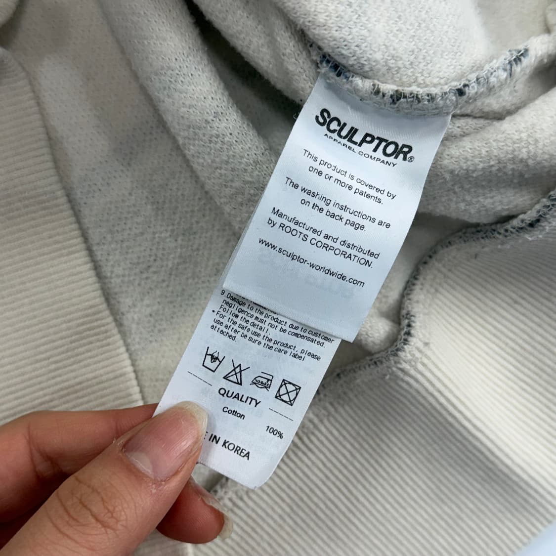 Sculptor 스컬프터 스트라이프 맨투맨 상품이미지6