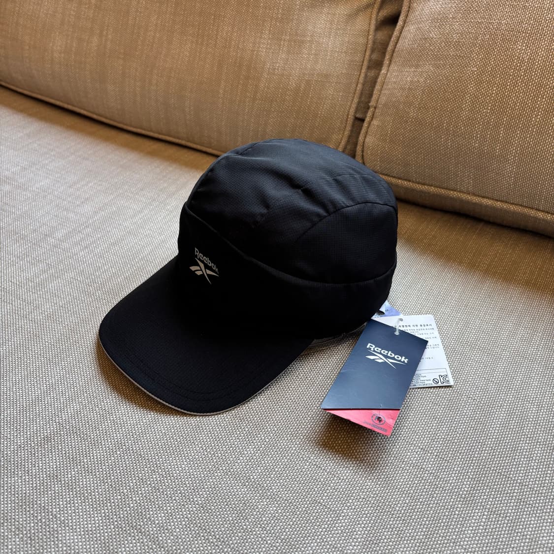 (새상품) 리복(Reebok)의 러닝용 퍼포먼스 캡 블랙 (남여공용) 상품이미지2
