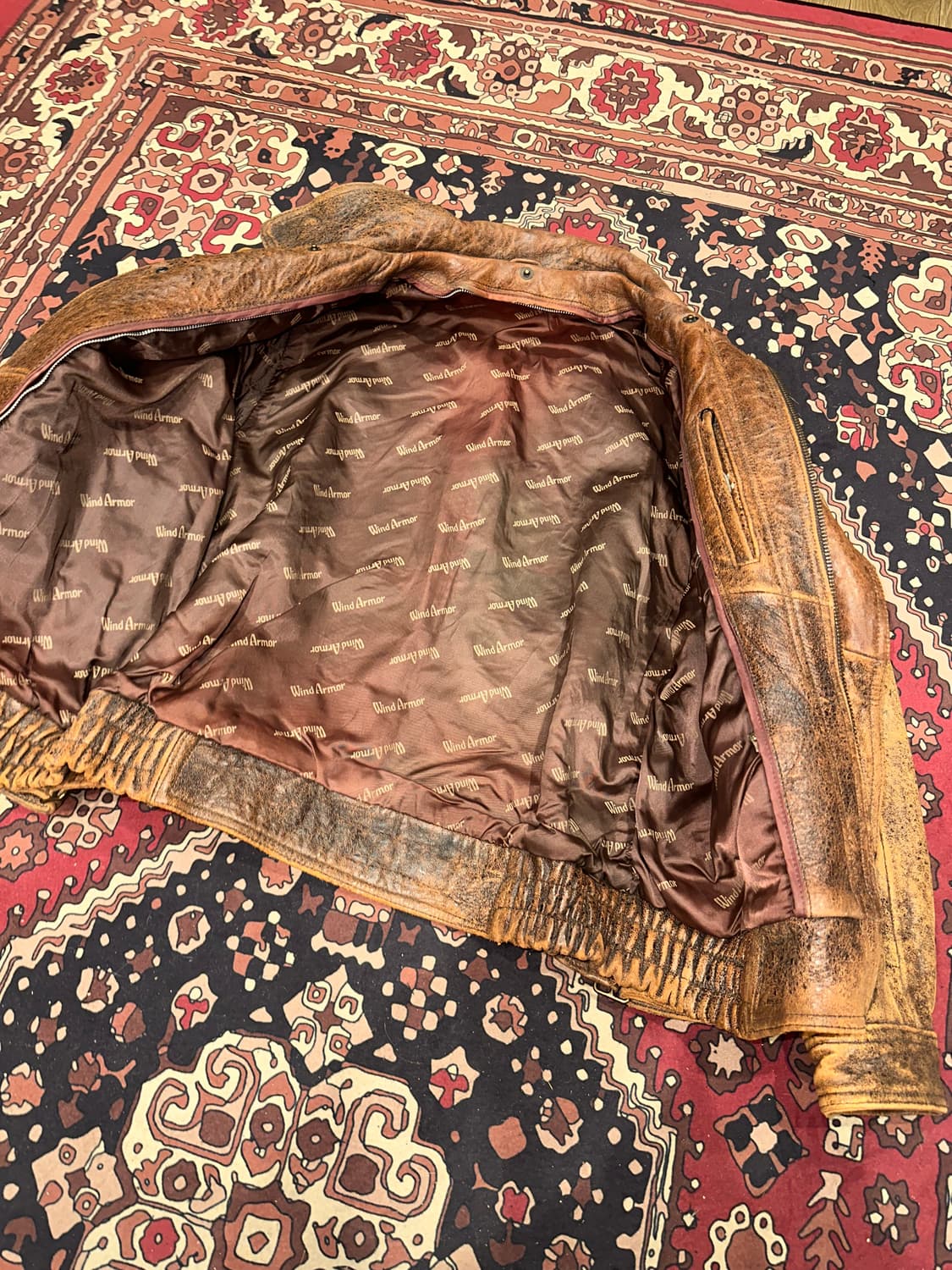 ( L-XL ) 가죽자켓 봄버자켓 a2가죽자켓 빈티지가죽 봄버자켓 상품이미지8