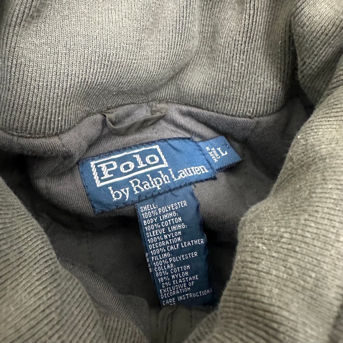 POLO 폴로 랄프로렌 폴리쉘 점퍼 자켓 올리브 L 상품이미지4