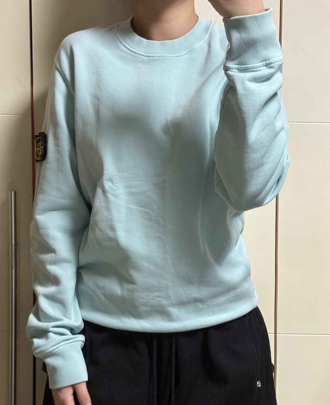 스톤아일랜드 스카이블루 하늘색 맨투맨 상품이미지1