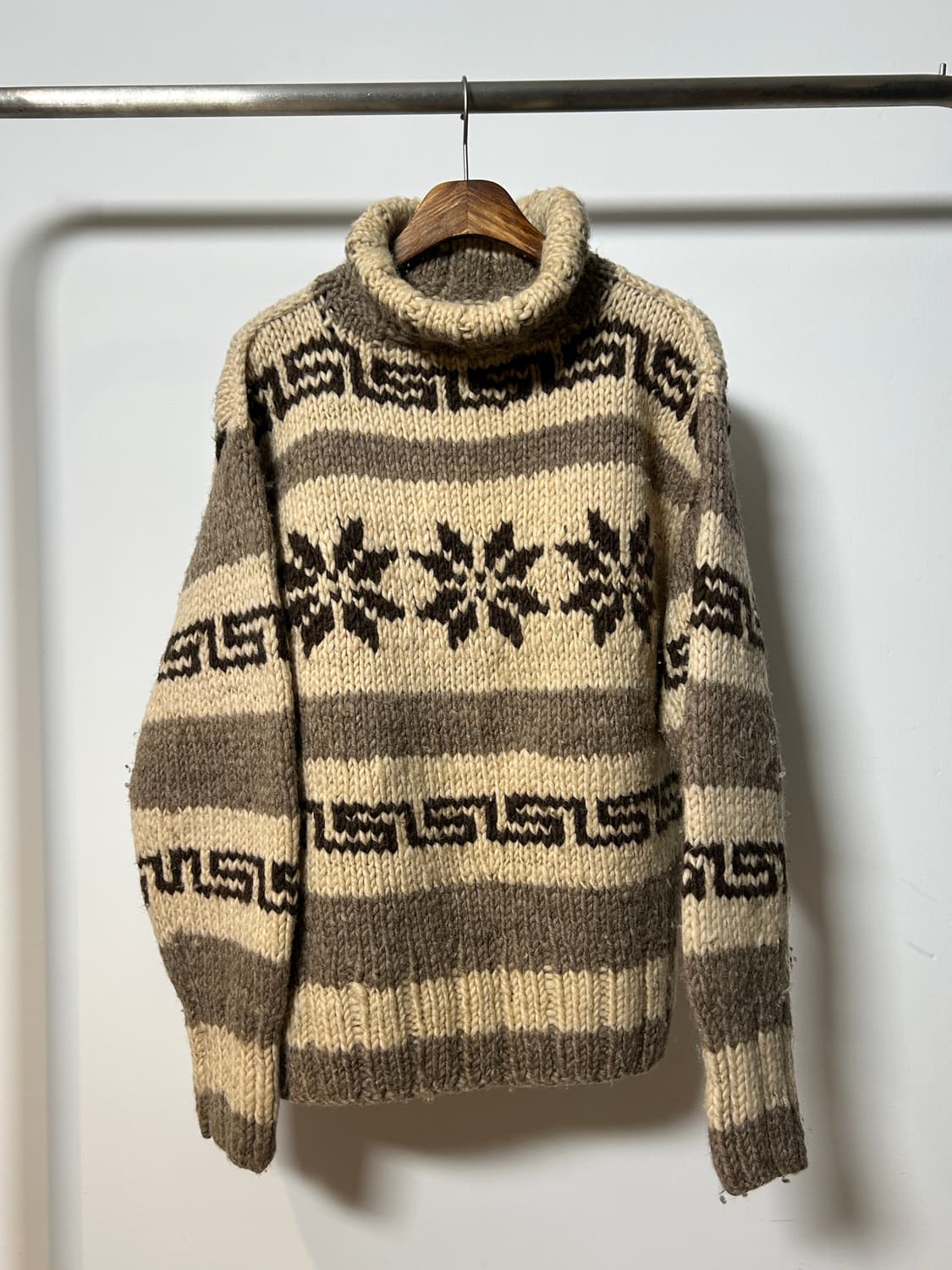 90s Polo  Hand Knit Sweater 상품이미지1