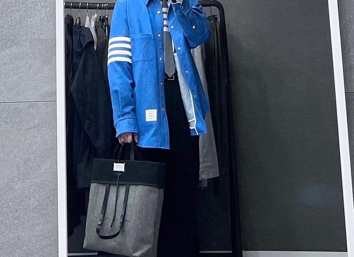 톰브라운 워시드 데님 아우터 상품이미지1