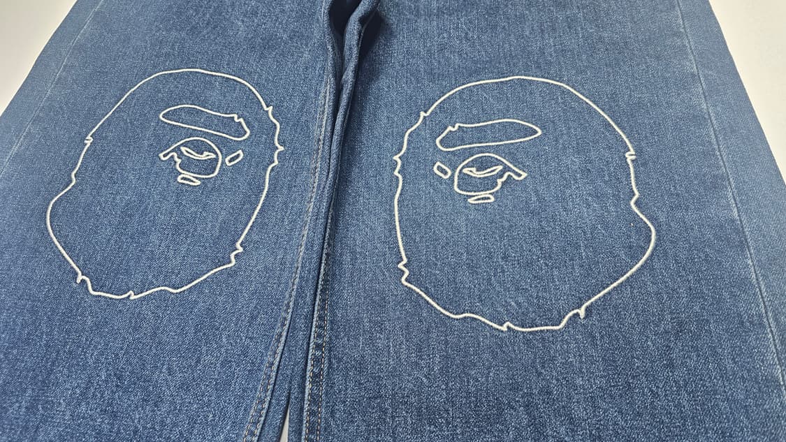 베이프 에이프 헤드 12온스 데님 팬츠 상품이미지2