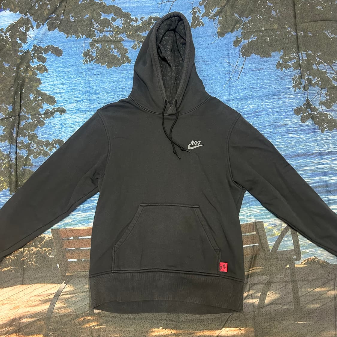 Nike Vandals Skull Back print Hoodie M 상품이미지3