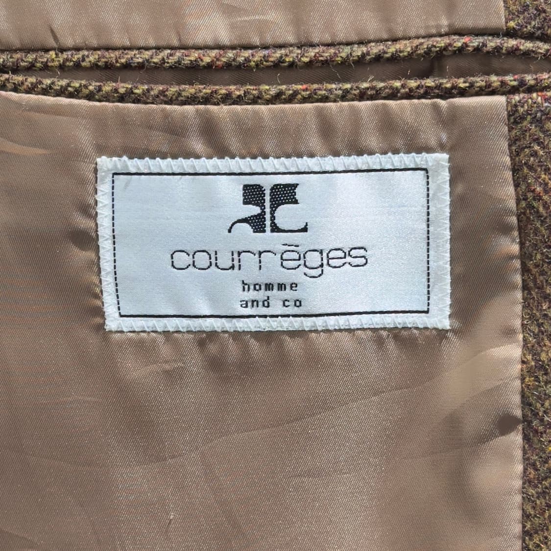 꾸레쥬 파리 헤링본 울 트위드 자켓 상품이미지8